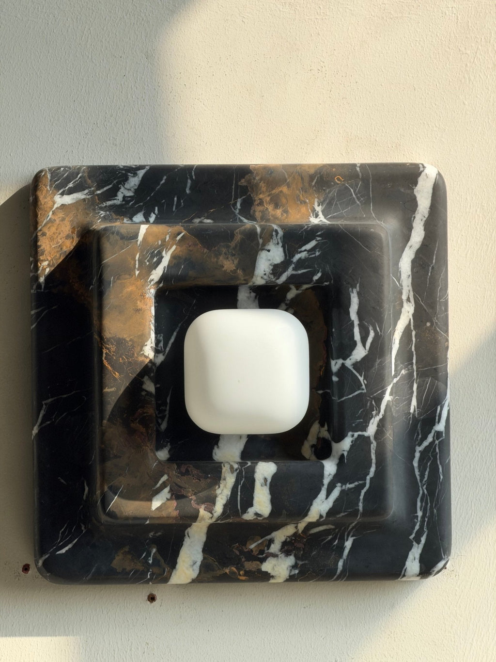 Marblume Square Marble Wall Lamp