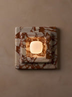 Marblume Square Marble Wall Lamp