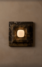 Marblume Square Marble Wall Lamp
