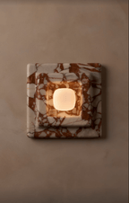 Marblume Square Marble Wall Lamp