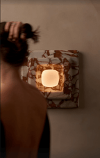 Marblume Square Marble Wall Lamp