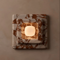 Marblume Square Marble Wall Lamp