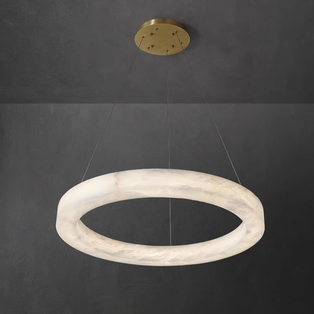 Marika Alabaster Chandelier by Bling Lighting Studio