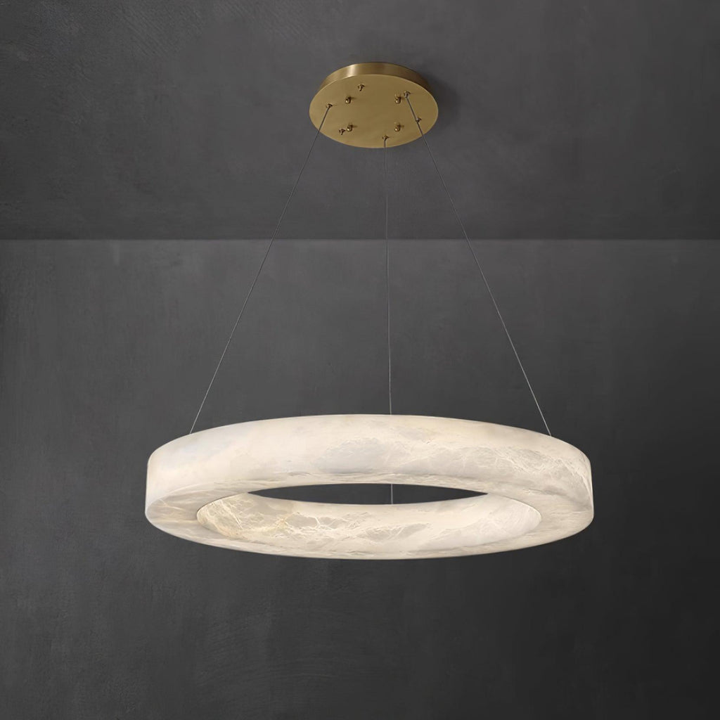 Marika Alabaster Chandelier by Bling Lighting Studio