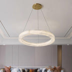 Marika Alabaster Chandelier by Bling Lighting Studio