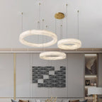 Marika Alabaster Chandelier by Bling Lighting Studio