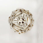 Mazzega Murano Transparent Amber Glasses Chandelier product image