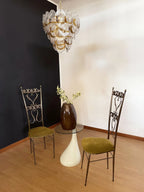 Mazzega Murano Transparent Amber Glasses Chandelier product image