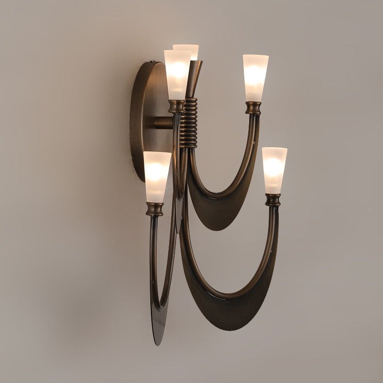 Metropolis Grand Alabaster Sconce by Bling Lighting Studio