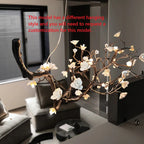 Wanos Crystal Flower Tree Branch Chandelier by Bling Lighting Studio