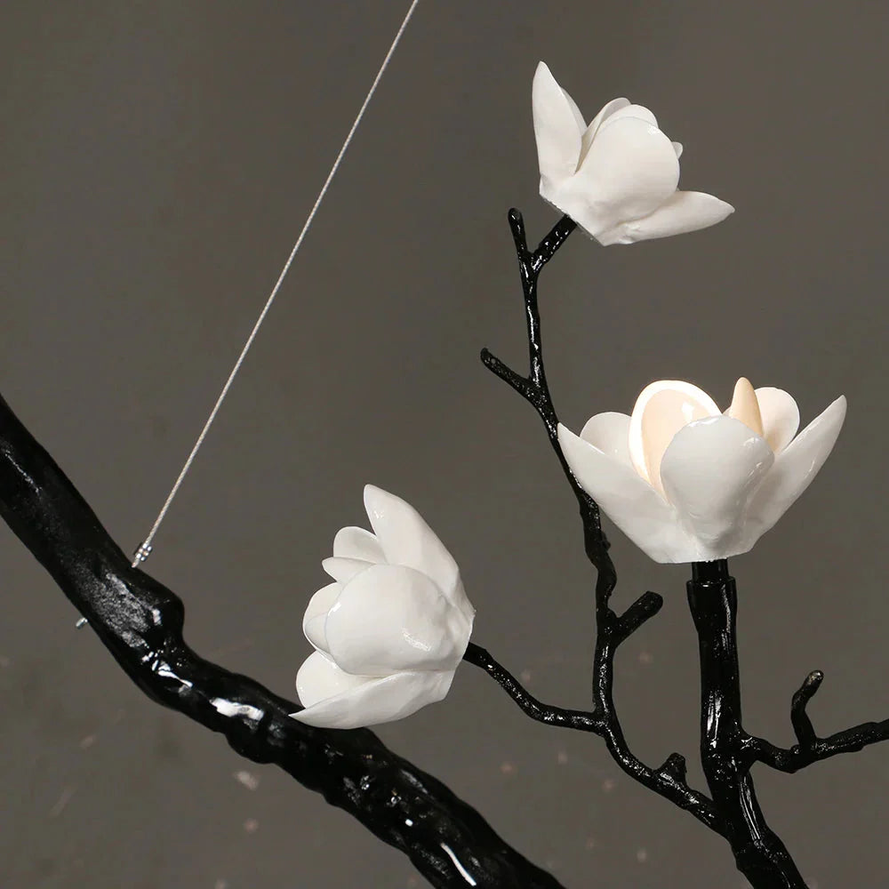 Wanos Crystal Flower Tree Branch Chandelier by Bling Lighting Studio