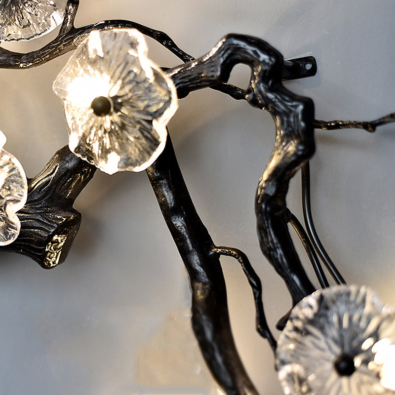 Plum Blossoms Branch Wall Lamp by Bling Lighting Studio