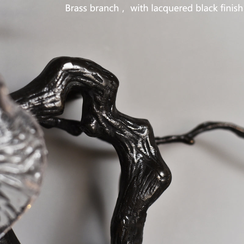 Plum Blossoms Branch Wall Lamp by Bling Lighting Studio