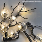 Plum Blossoms Branch Wall Lamp by Bling Lighting Studio