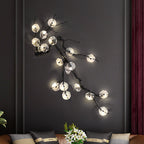 Plum Blossoms Branch Wall Lamp by Bling Lighting Studio