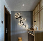 Plum Blossoms Branch Wall Lamp by Bling Lighting Studio