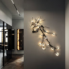 Plum Blossoms Branch Wall Lamp by Bling Lighting Studio