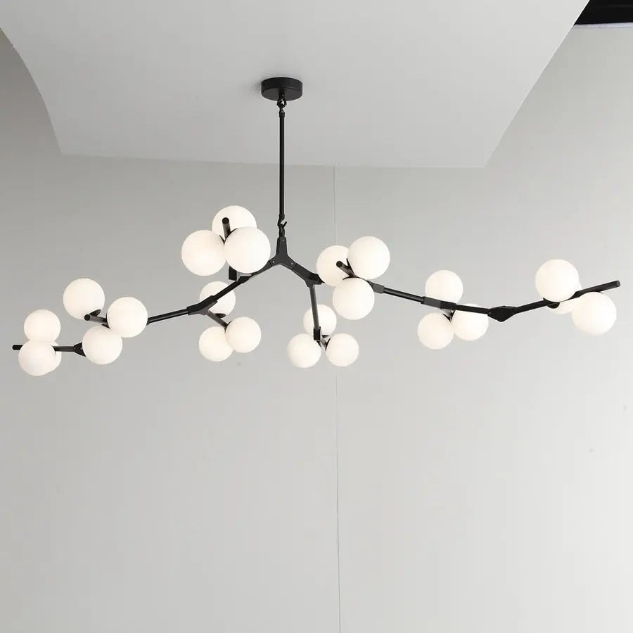 Lio Globe Tree Branch Chandelier by Bling Lighting Studio