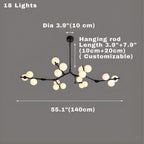 Lio Modern Tree Branch Ceiling Light Fixture - Bling Lighting Studio