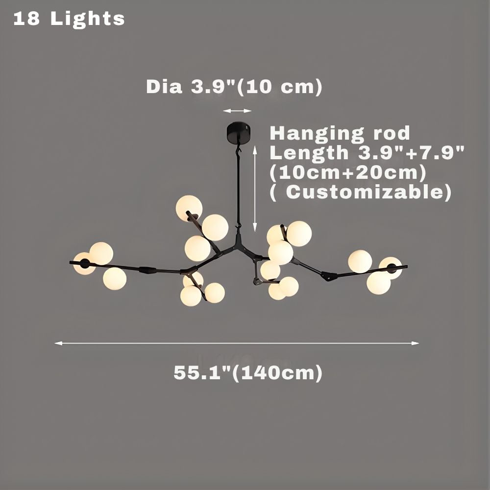 Lio Modern Tree Branch Ceiling Light Fixture - Bling Lighting Studio