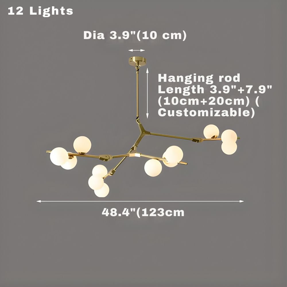 Lio Modern Tree Branch Ceiling Light Fixture - Bling Lighting Studio