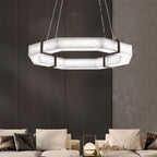 Modern Creative Retro Alabaster Chandelier by Bling Lighting Studio