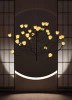Mokuren Branch Chandelier material and finish detail