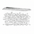 Multicolor Crystal Maple Leaf Chandelier