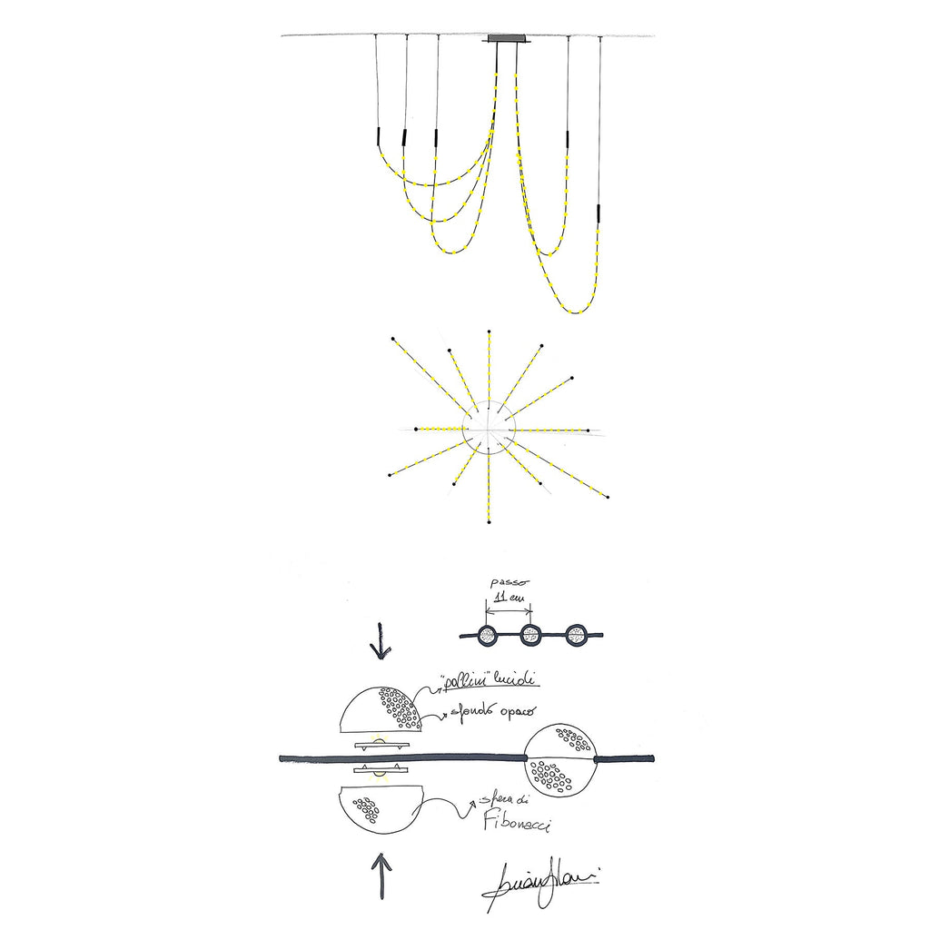 Multidot Chandelier
