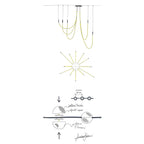 Minimalist Multiple Light Point Chandelier product image