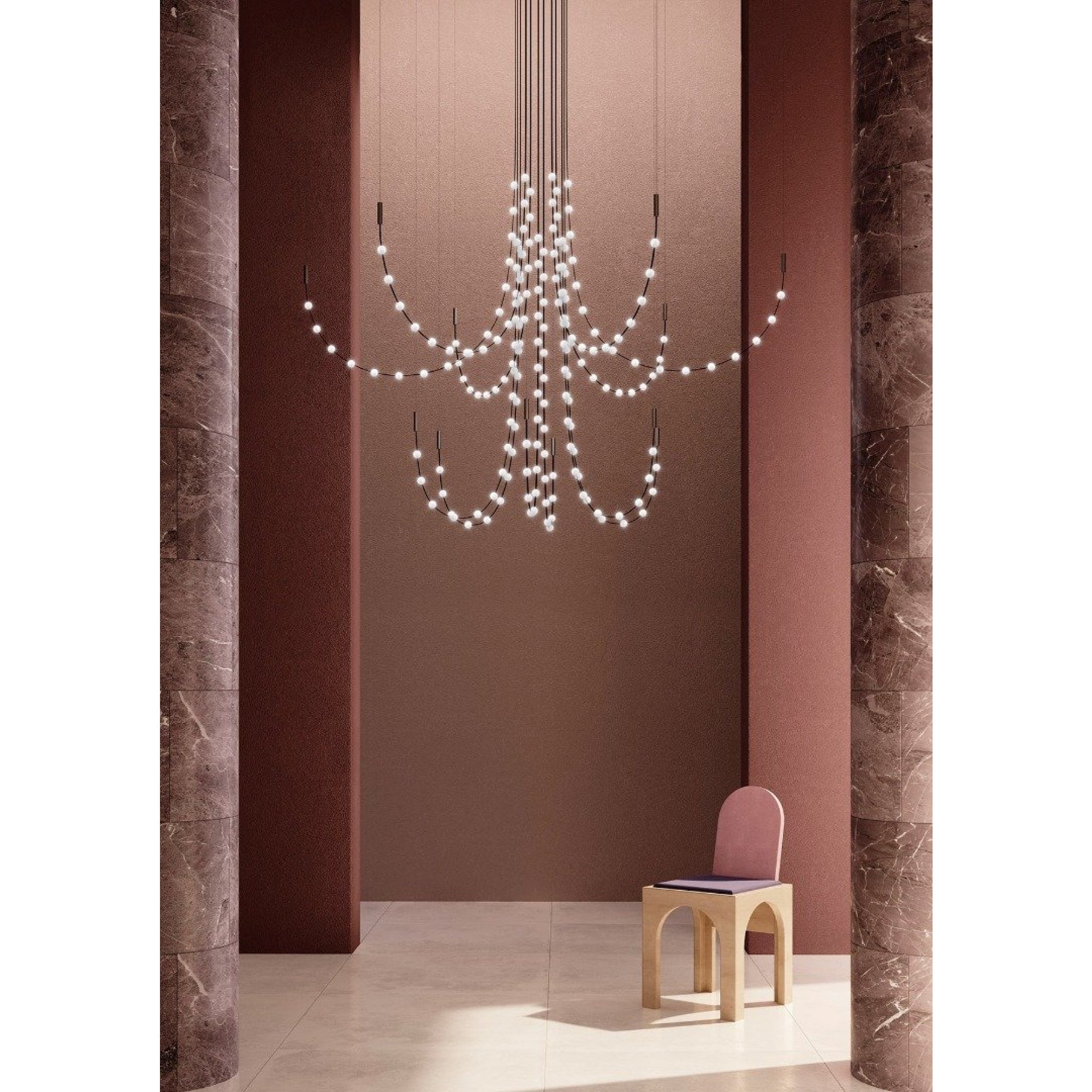 Multidot Chandelier