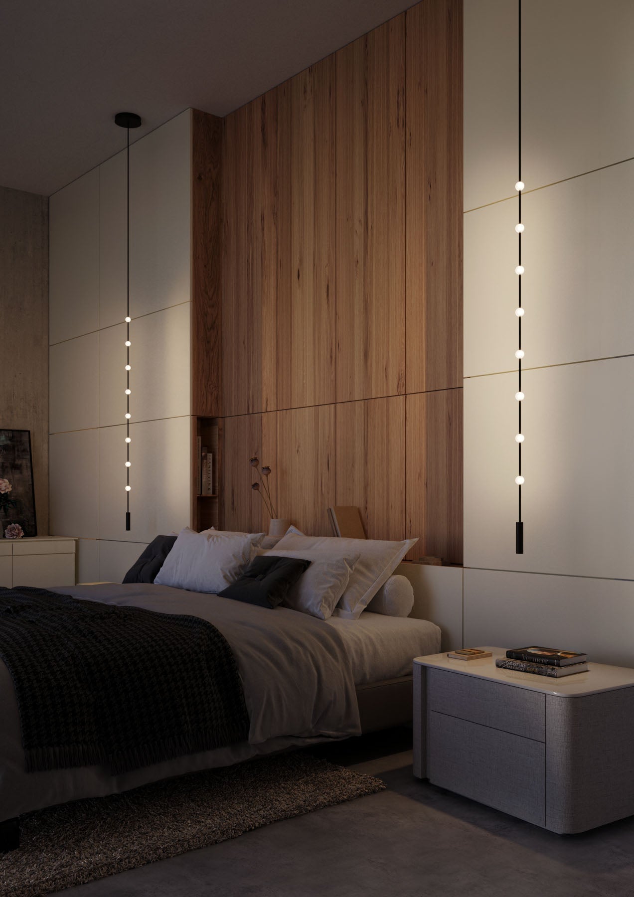 Minimalist Multiple Light Point Chandelier product image
