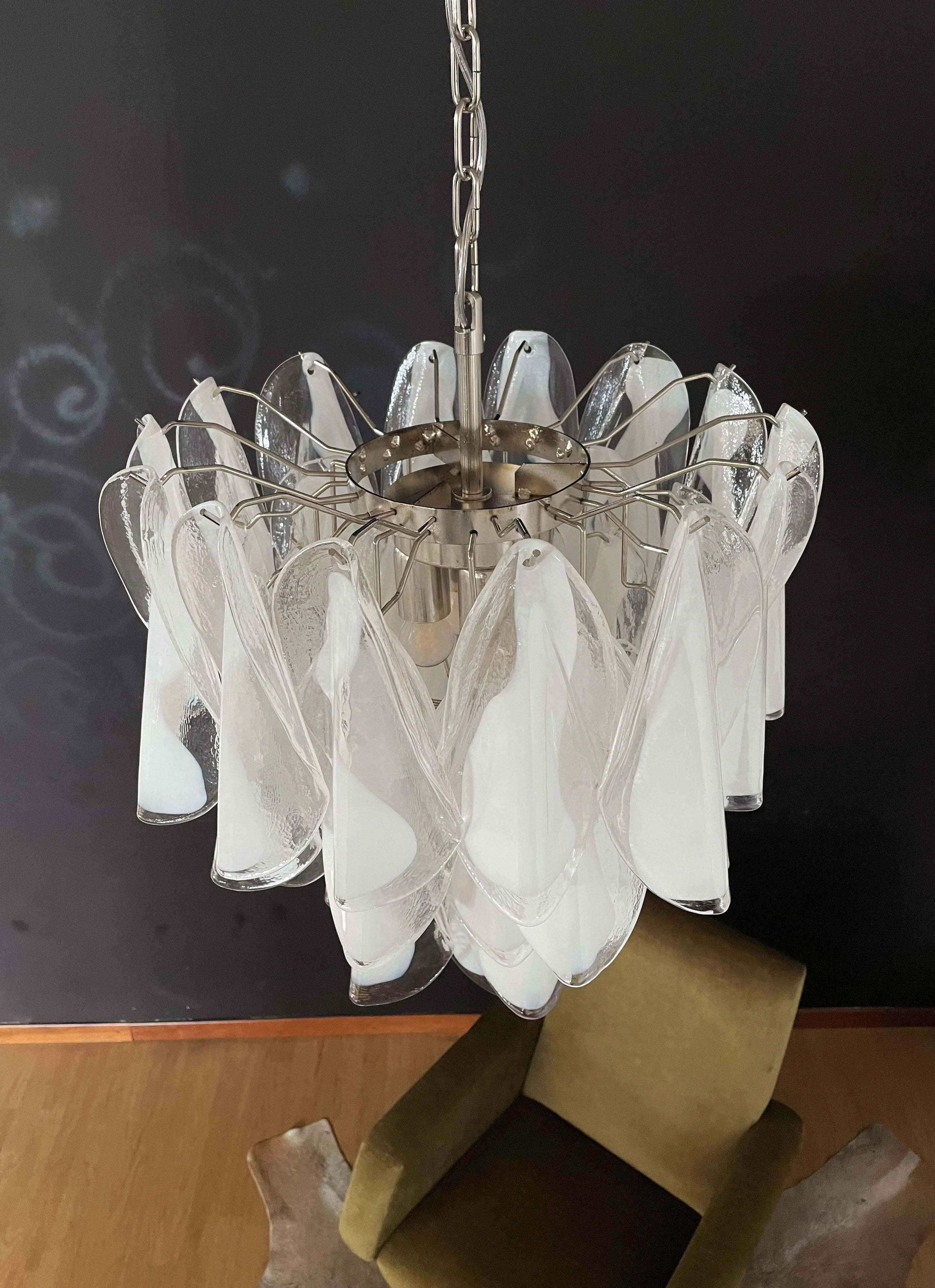 Vintage Murano Rondini Glass Chandelier product image