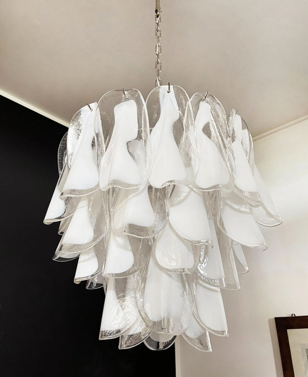Vintage Murano Rondini Glass Chandelier product image