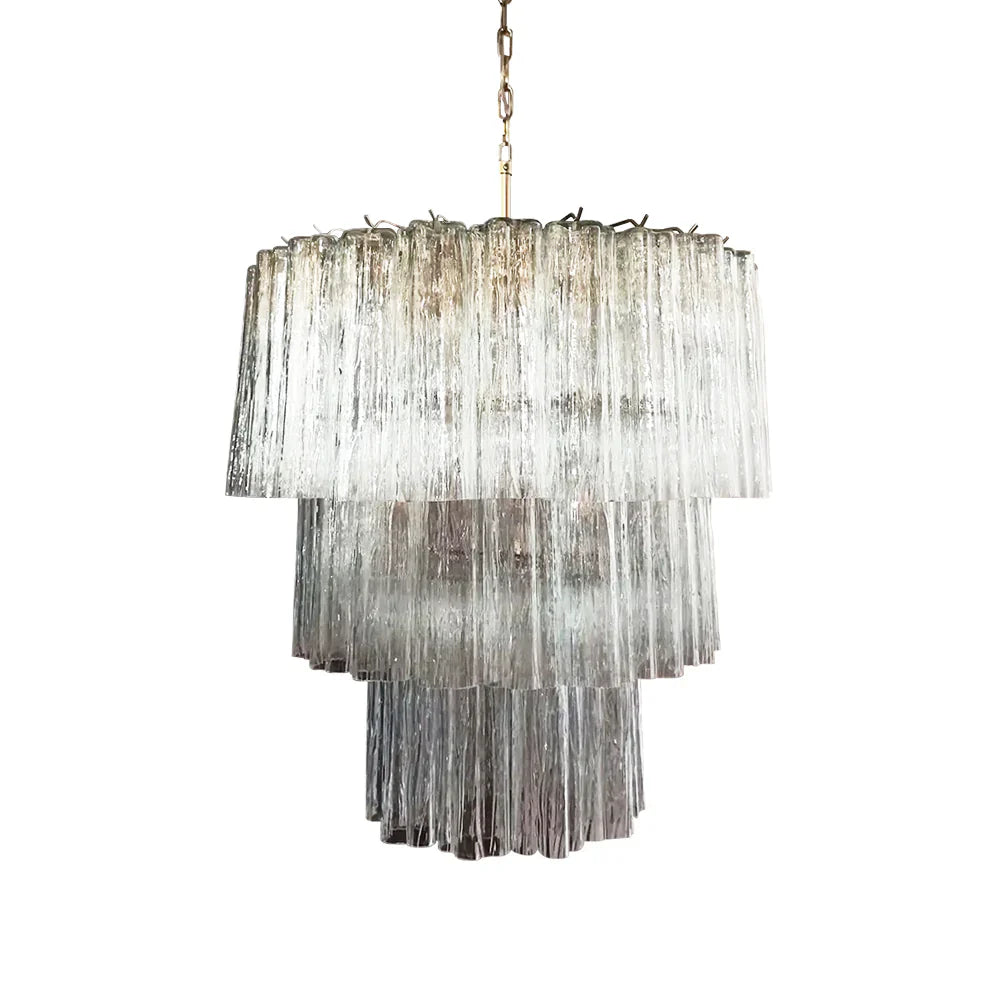 Murano Transparent Glass Tube Chandelier product image
