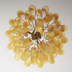 Vintage Caramels Glass Murano Petals Chandelier product image