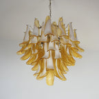 Vintage Caramels Glass Murano Petals Chandelier product image