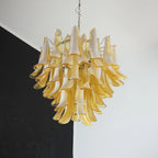 Vintage Caramels Glass Murano Petals Chandelier product image