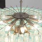Murano Blue Glass Tubes Chandelier product image