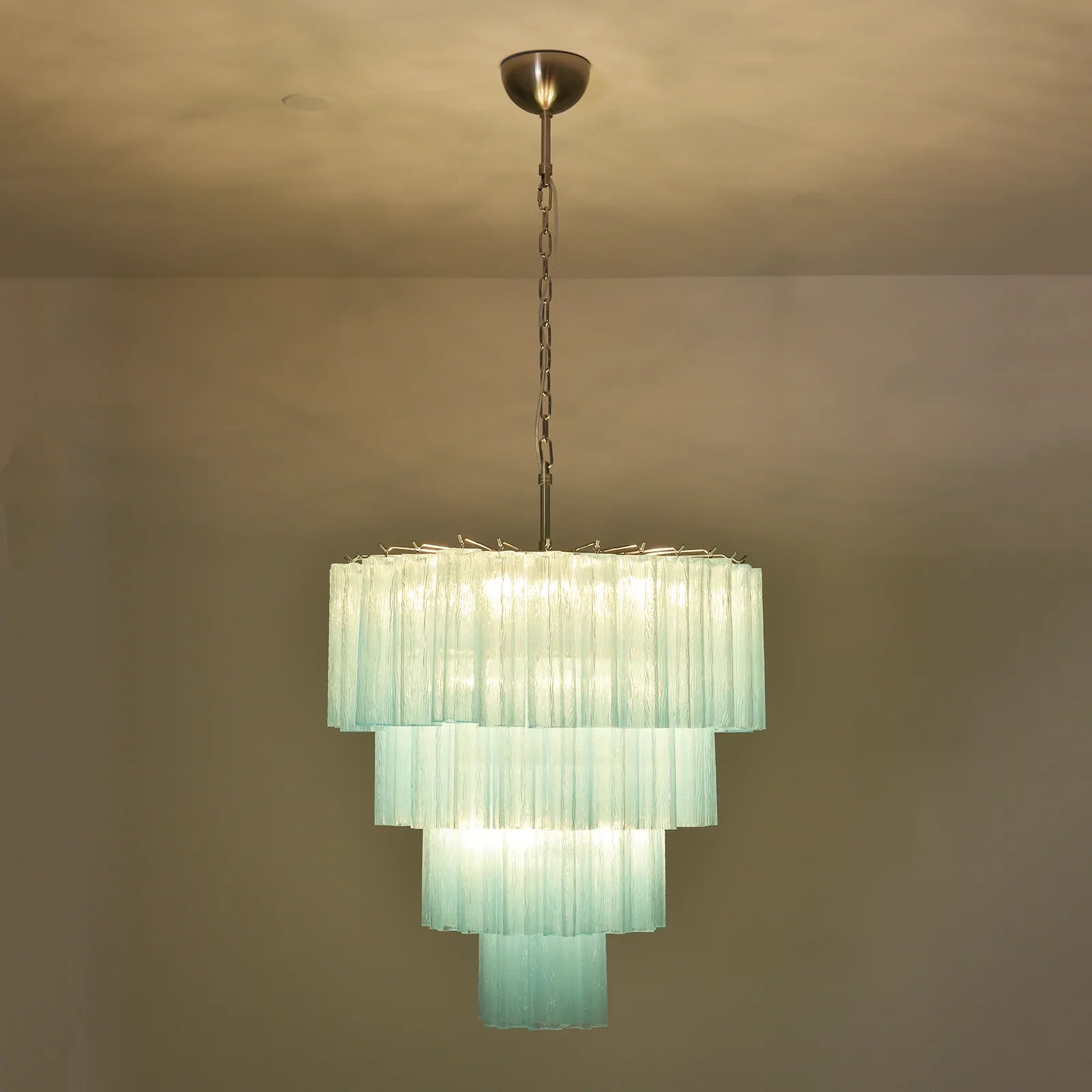 Murano Blue Glass Tubes Chandelier product image