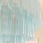 Murano Blue Glass Tubes Chandelier product image