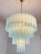 Murano Blue Glass Tubes Chandelier product image