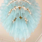 Murano Blue Glass Tubes Chandelier product image