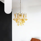 Vintage Caramels Glass Murano Petals Chandelier product image
