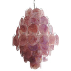 Huge Vintage Murano Pink Disks Chandelier product image