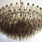 Murano Poliedri Faceted Smoked Glass Chandelier product image