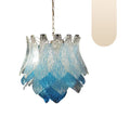 Vintage Murano Transparent Blue Glass Chandelier product image
