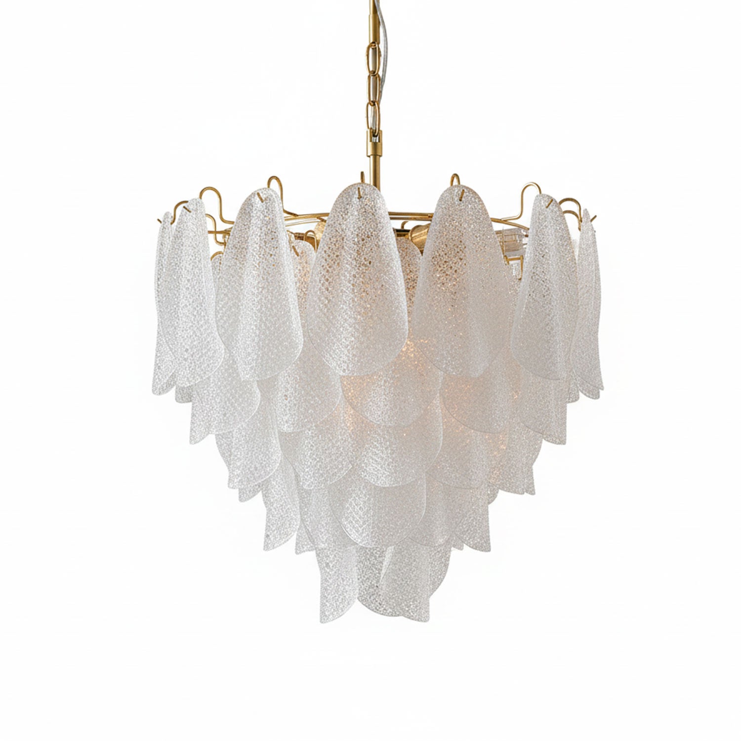 Glass Teardrop Chandelier Murano lighting by Bling Lighting Studio