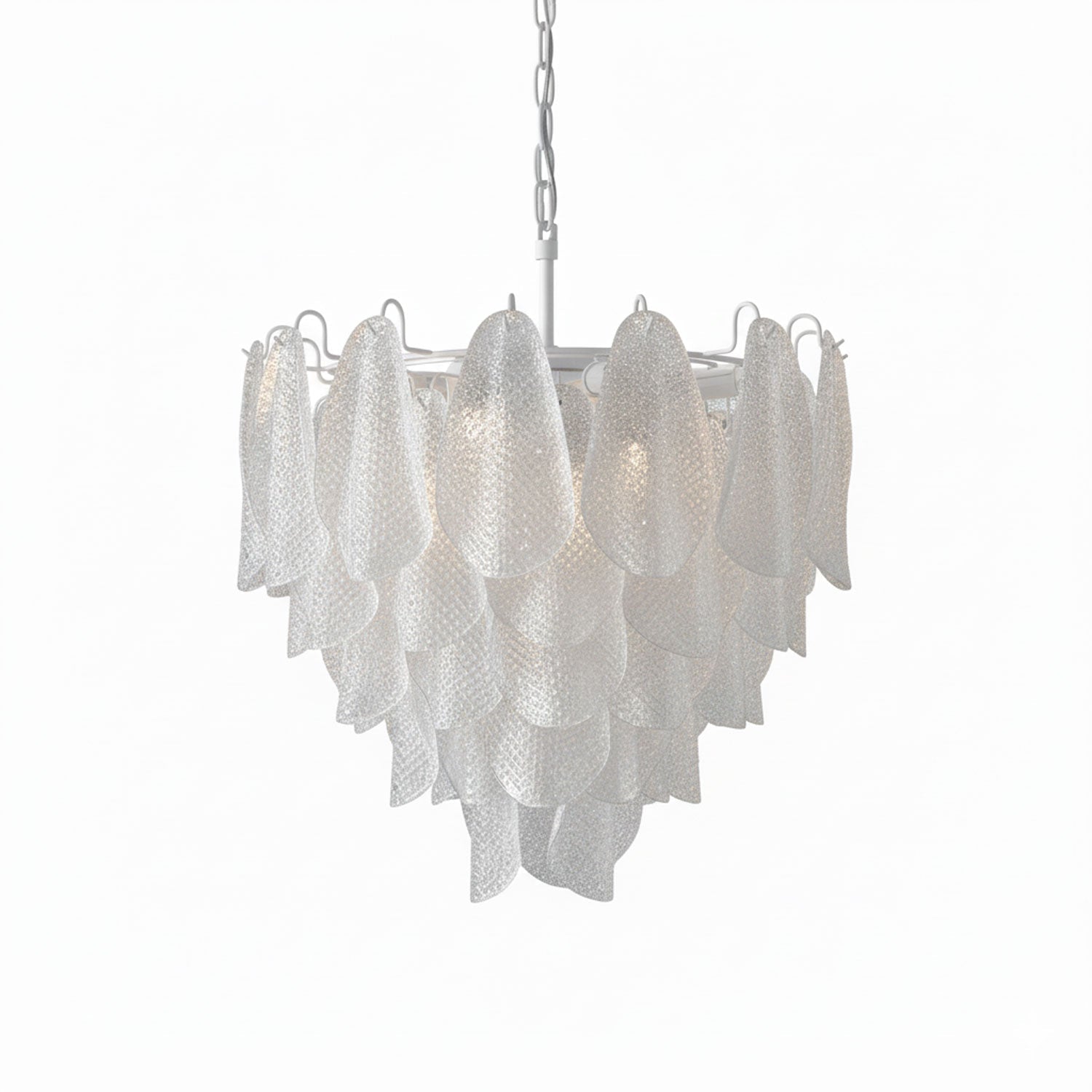 Glass Teardrop Chandelier Murano lighting by Bling Lighting Studio