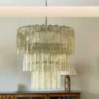 Murano Honey Glass Tube Chandelier product image